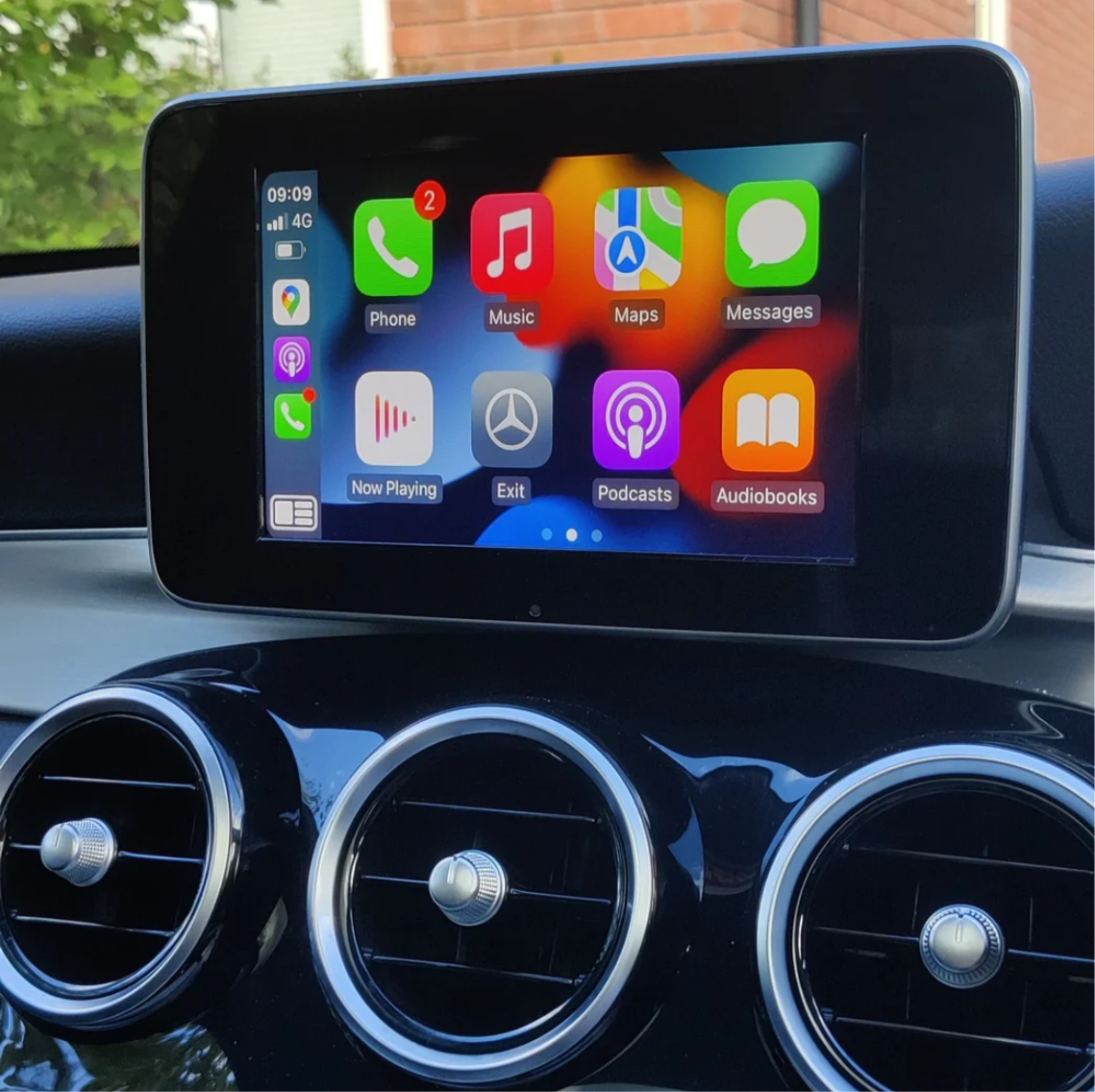 Boîtier CarPlay Mercedes Classe C (poste NTG 5.0)