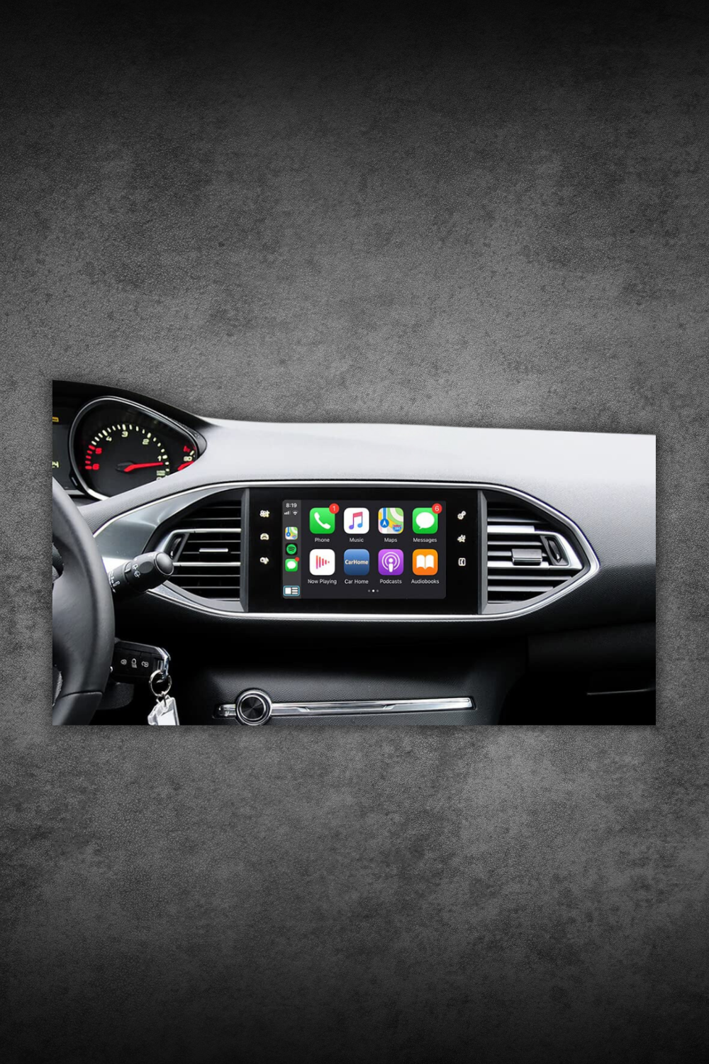 Boîtier CarPlay Peugeot 308 (poste SMEG)