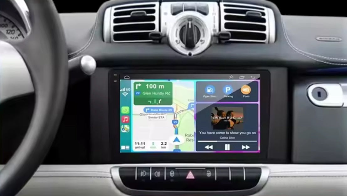 Smart ForTwo 451 (2011-2015) – Ecran Android CarPlay