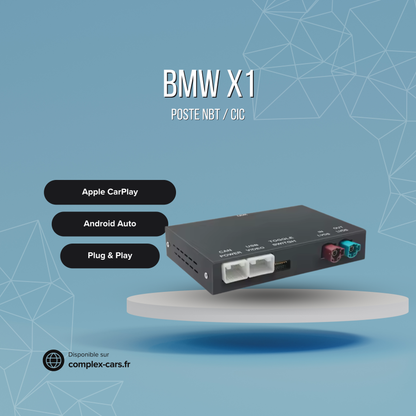 Boîtier CarPlay BMW X1 (poste NBT / CIC)
