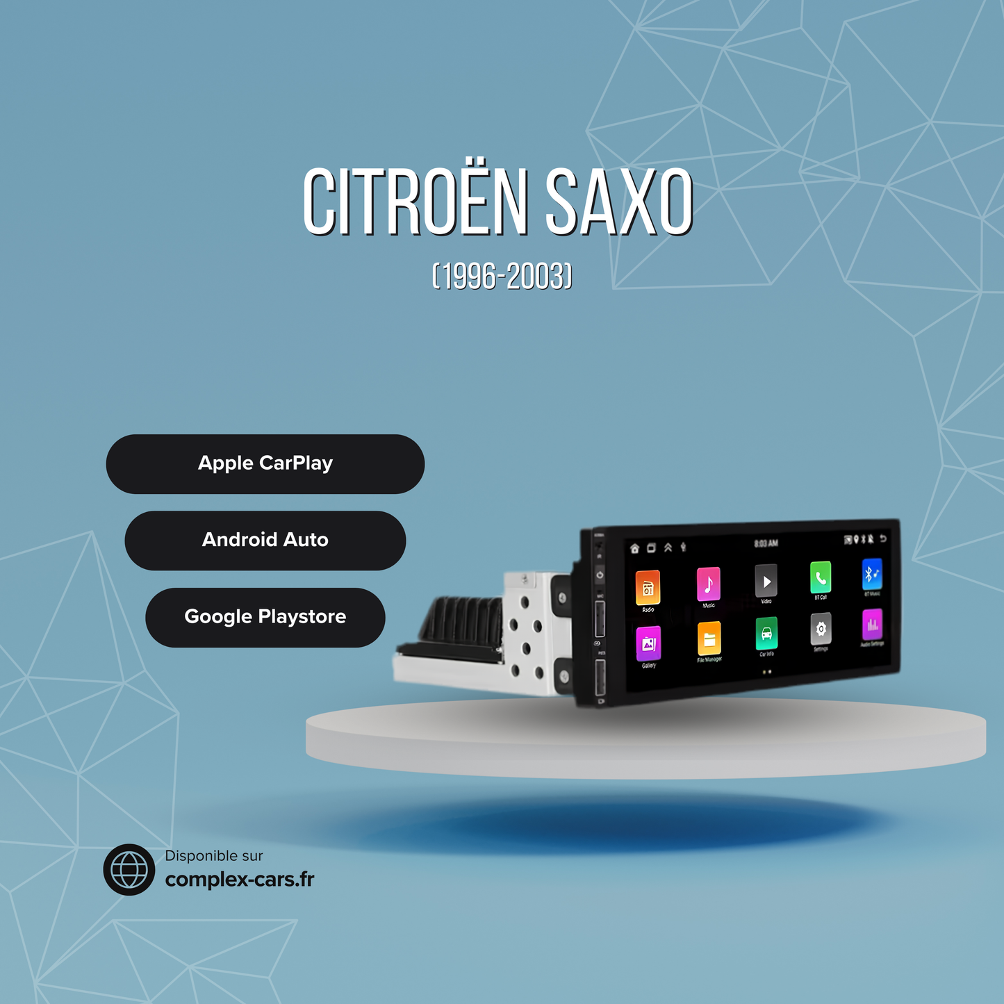 Citroën Saxo (1996-2003) – Autoradio Android CarPlay