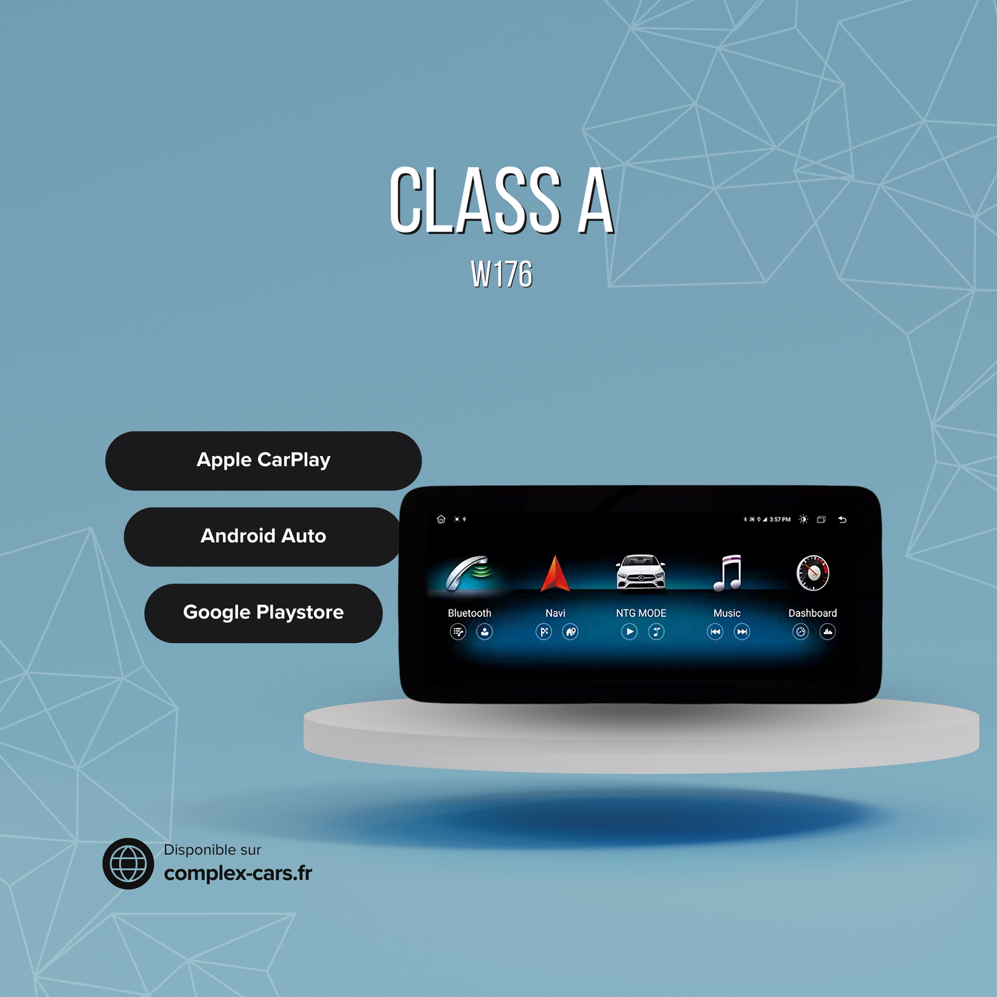 Mercedes Classe A W176 – Autoradio Android CarPlay