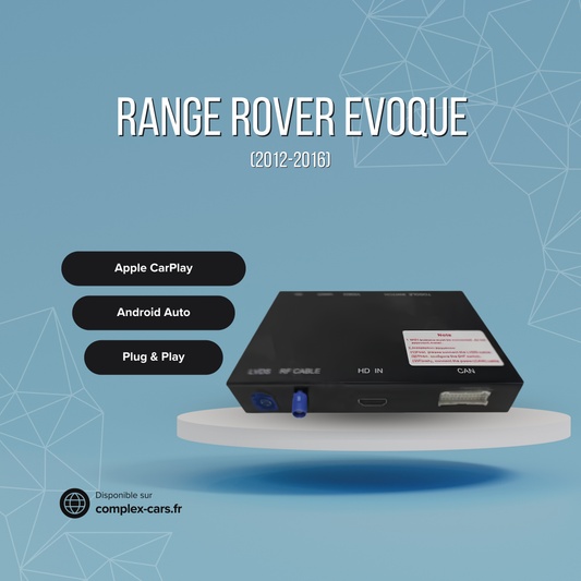 Boîtier CarPlay Range Rover Evoque (2012-2016)