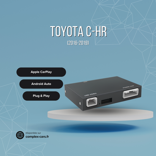 Boîtier CarPlay Toyota C-HR (2016-2019)